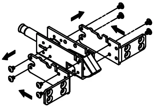 CAL ROYAL N F98CVR Concealed Vertical Rod Exit Device - BOTTOM STRIKE 2