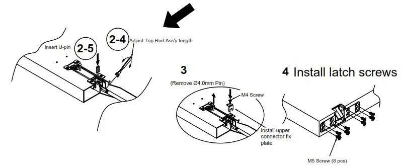 CAL ROYAL N F98CVR Concealed Vertical Rod Exit Device - INSTALL 4