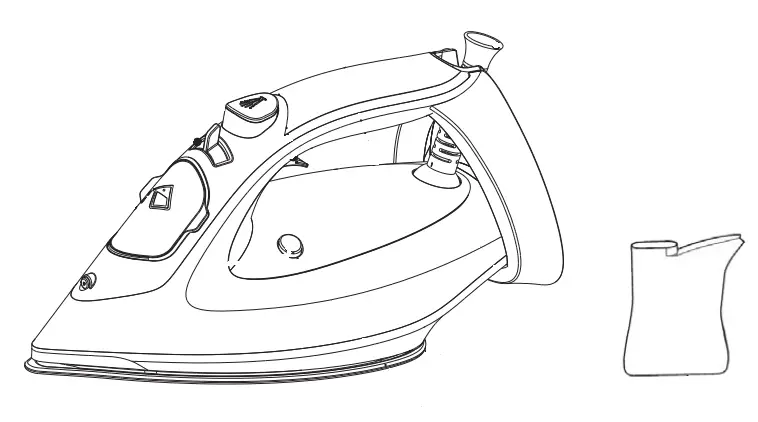 BR4009 Steam Iron