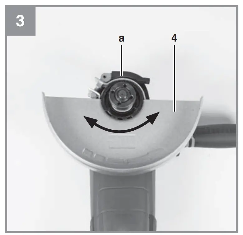 Setting the guard (Fig. 3)