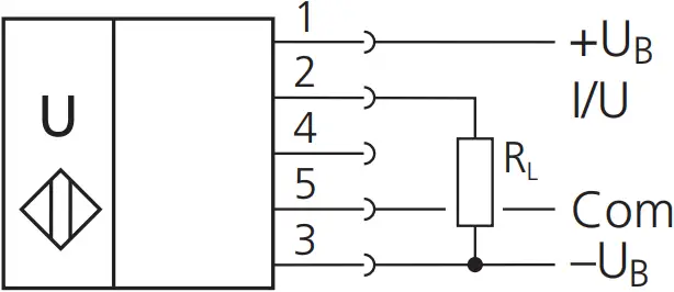 microsonic mic-25IUM - Analogue output