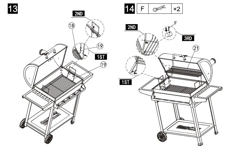 Royal-Gourmet-CC1830T 30-Inch-Barrel -Charcoal-13