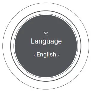 FIG 12 Language settings