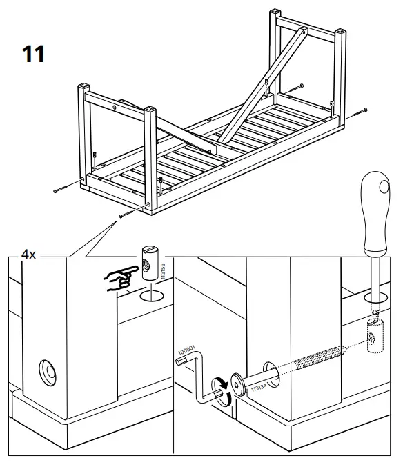 IKEA NAMMARO Outdoor Bench - Fig10