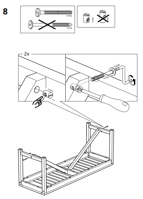 IKEA NAMMARO Outdoor Bench - Fig7