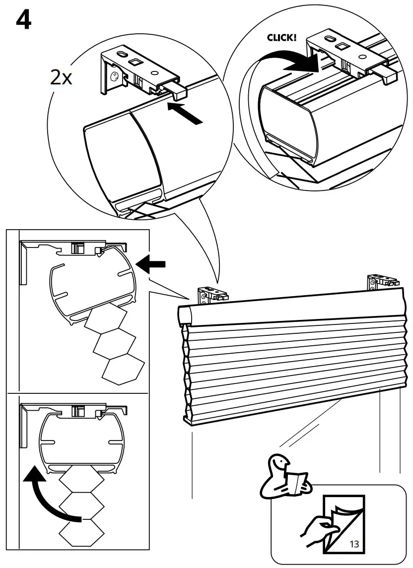 IKEA HOPPVALS Cellular Blind - FIGURE 6