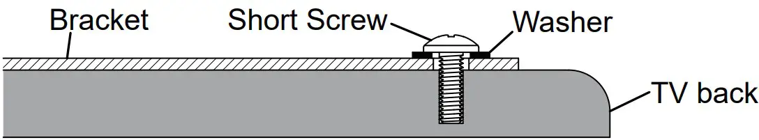 Attach the TV Brackets