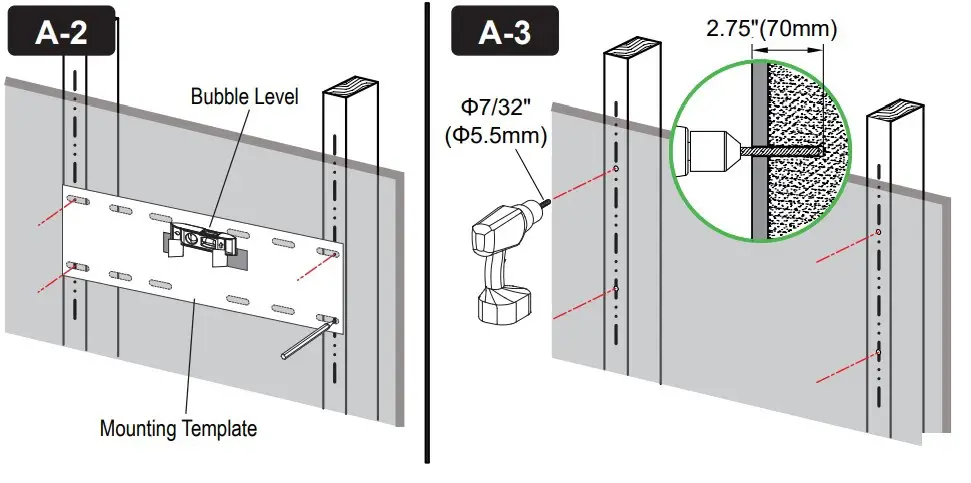 Wood Stud Installation