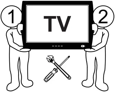 Hang TV with Brackets