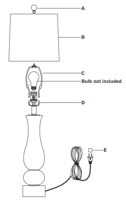 VISUAL COMFORT CHA8646 Contemporary Balustrade Table Lamp - overview 1