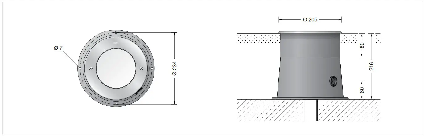 BEGA 84 289 In-Ground Luminaire