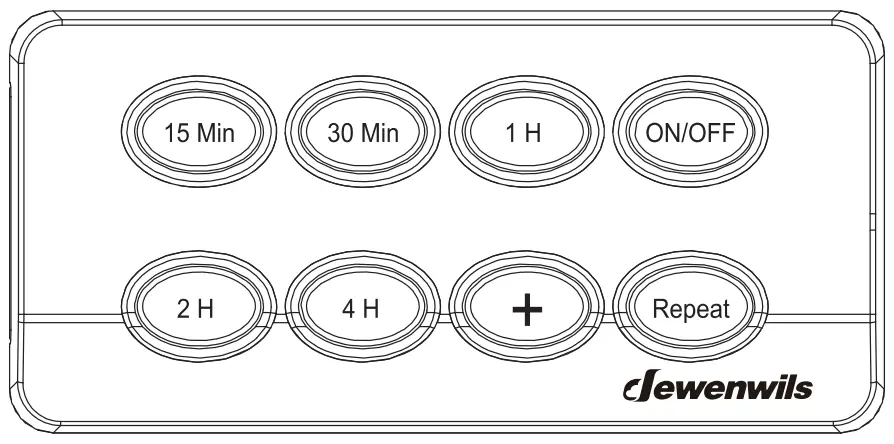 dewenwils HIDT01A Indoor Countdown Timer -