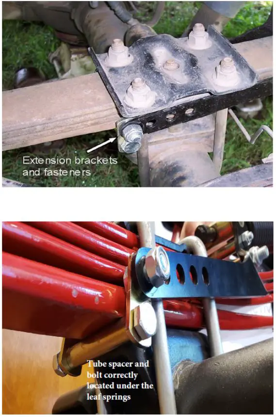 RAS GMC 1500 Sierra Denali 2019-2022 HD Heavy Duty Spring Kit Instruction Manual - The extension brackets allow the axle brackets