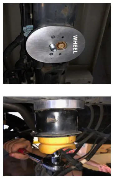 RAS GMC 1500 Sierra Denali 2019-2022 HD Heavy Duty Spring Kit Instruction Manual - The word WHEEL