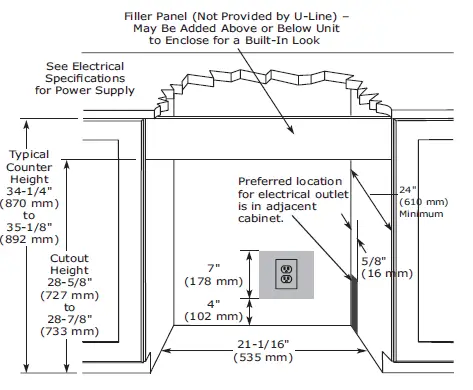 U-LINE-MRI121-Marine-Series-21-Inch-Refrigerator-with-Ice-FIG-1