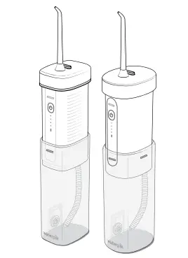 Waterpik WF-17CD010-1 Cordless Slide Professional Water Flosser - Flosser