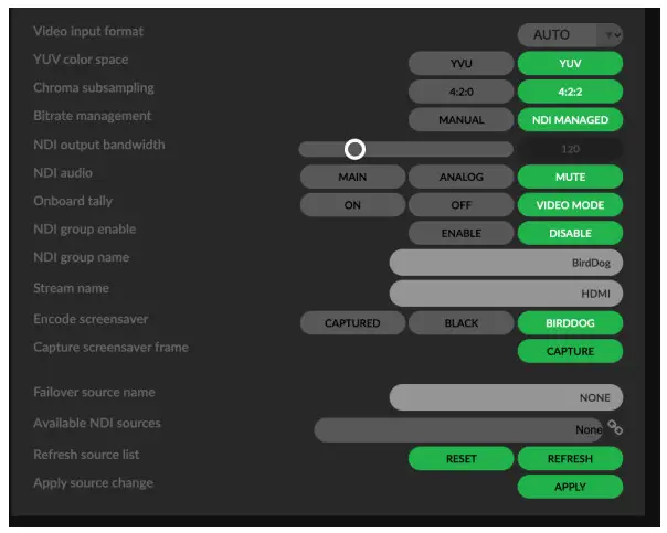 BirdDog Flex 4K In and Backpack Converter Mini HDMI to NDI Encoder Decoder - Mini 14
