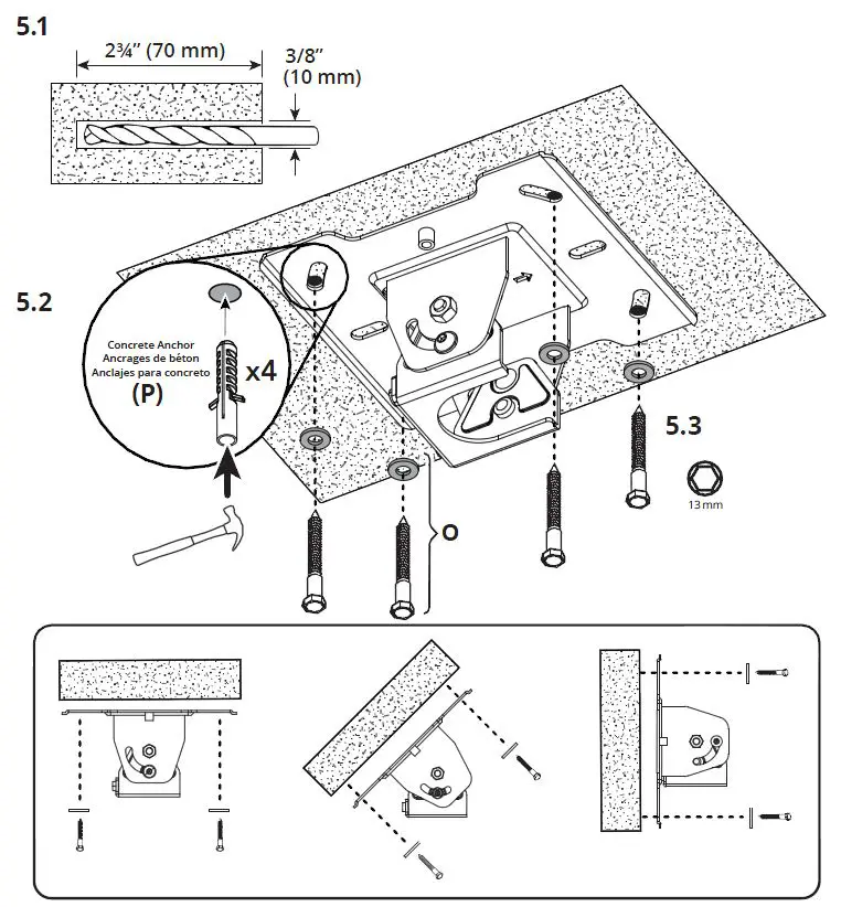 kanto-CM600SG-Stainless-Steel-Outdoor-TV-Ceiling-Mount-fig-11