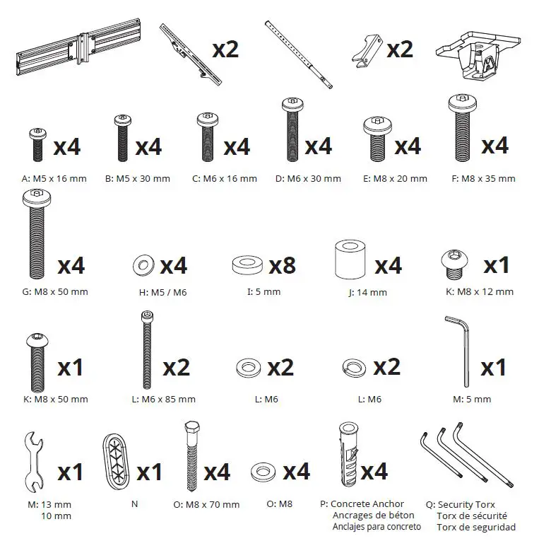 kanto-CM600SG-Stainless-Steel-Outdoor-TV-Ceiling-Mount-fig-2