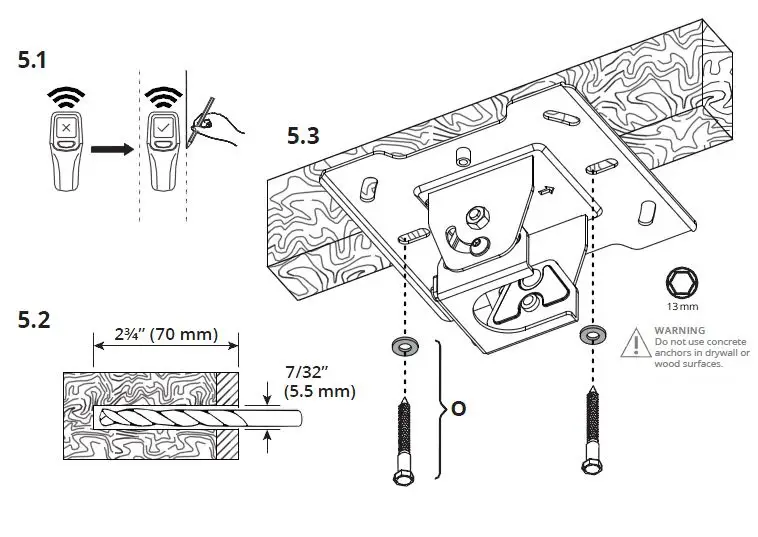 kanto-CM600SG-Stainless-Steel-Outdoor-TV-Ceiling-Mount-fig-9