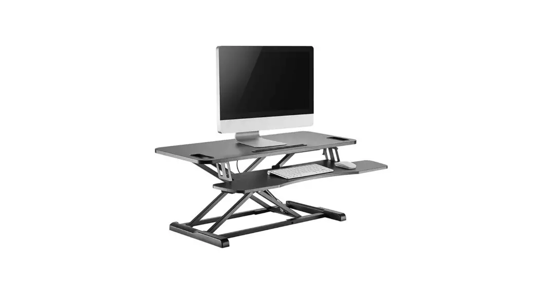 Ergolux Eldskrpllba Pro Height Adjustable Sit Stand Desk Riser User Guide