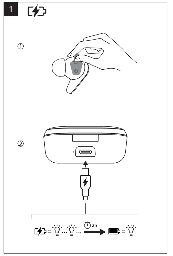 PHILIPS TAT1207 1000 Series Headphones - asembly 1
