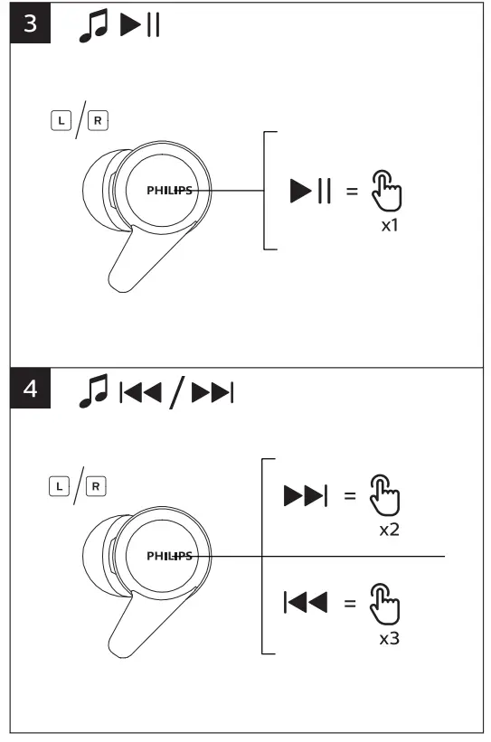 PHILIPS TAT1207 1000 Series Headphones - asembly 3