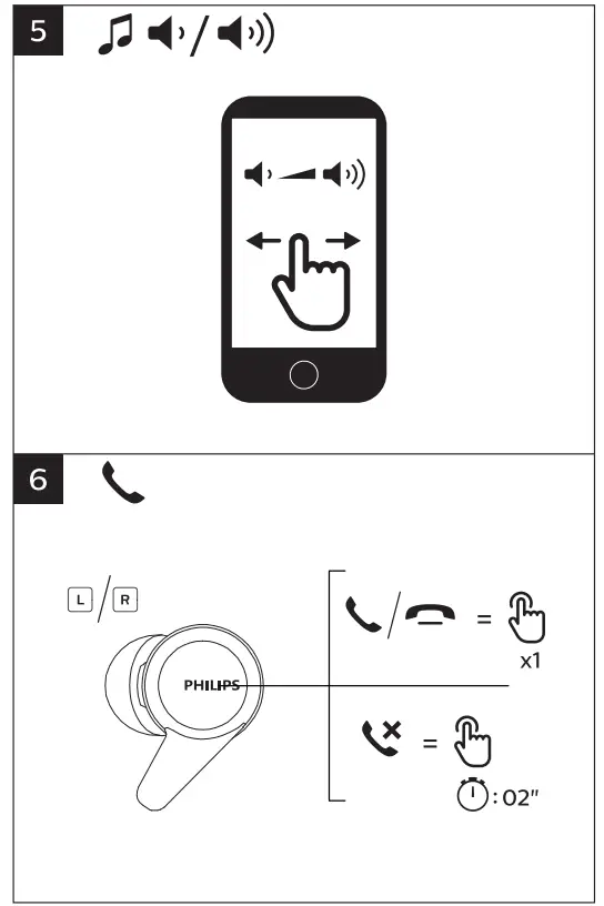 PHILIPS TAT1207 1000 Series Headphones - asembly 4