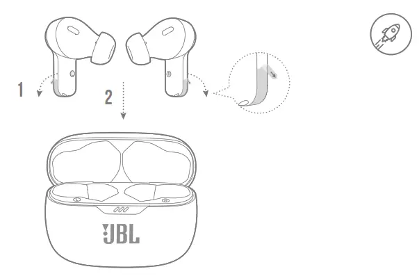 JBL B0BQPNMXQV Vibe Beam True Wireless Headphones - app hadphone 1