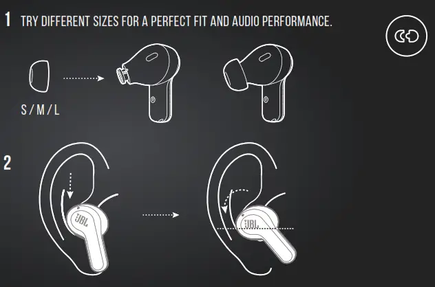 JBL B0BQPNMXQV Vibe Beam True Wireless Headphones - app hadphone