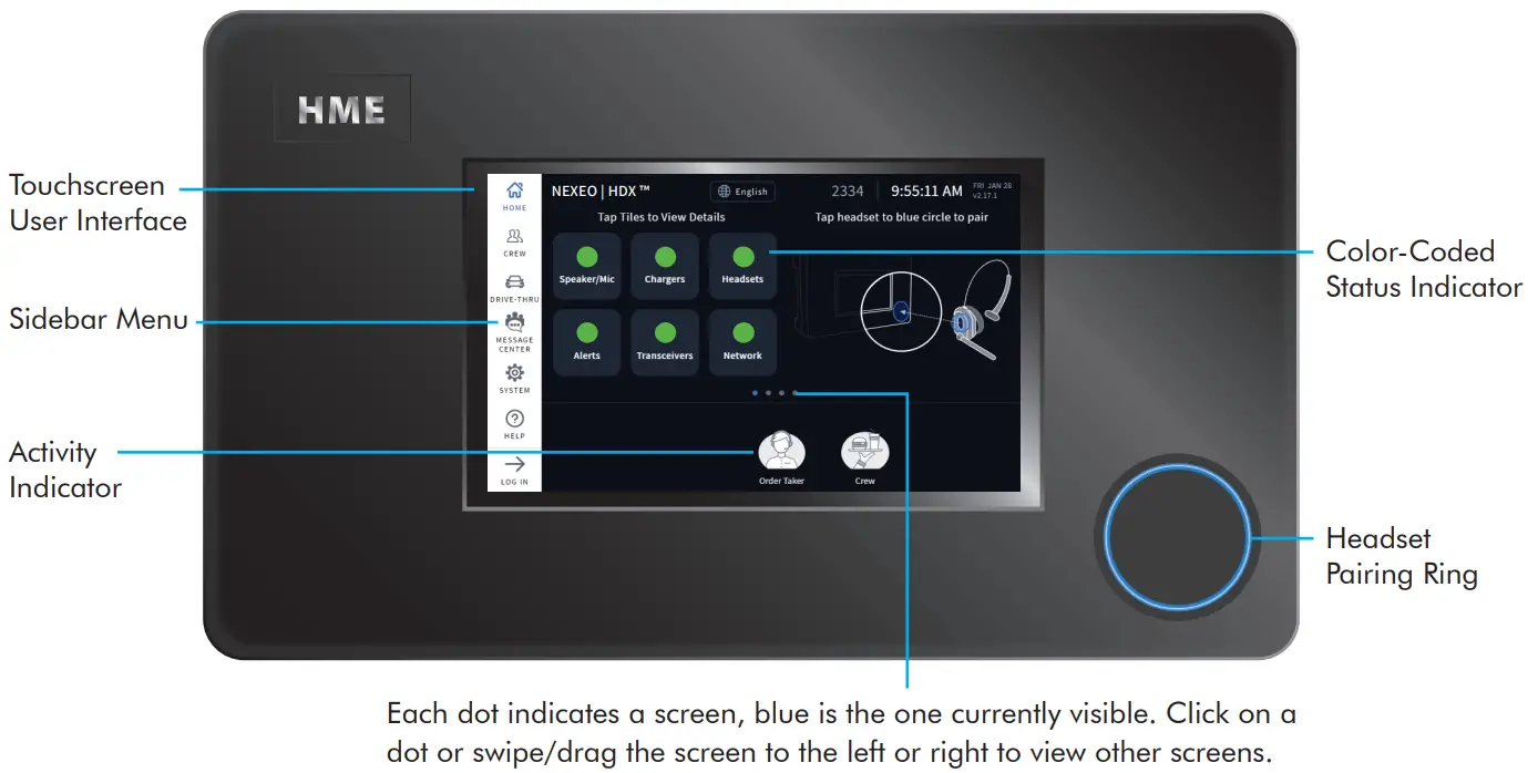 HME Electronics NEXEO HDX Crew Communication Platform