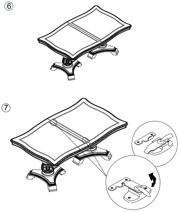 ASHLEY D80355T Rectangular Dining Room Extension Table - Fig 5