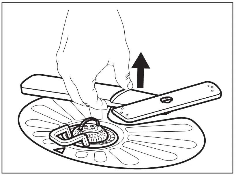 Cleaning the lower sprayarm