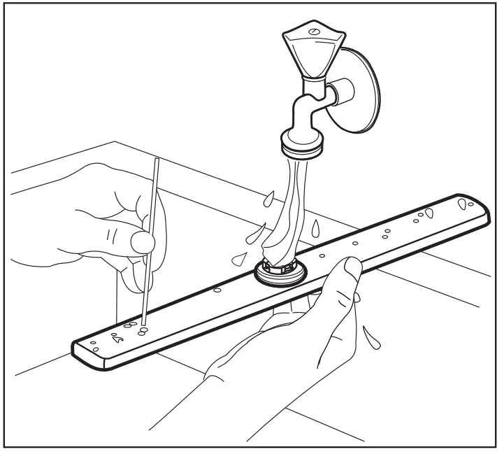 Cleaning the upper spray arm
