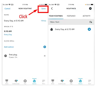 ExIoTy W US002 Bluetooth Mesh Smart Plug - Routines2