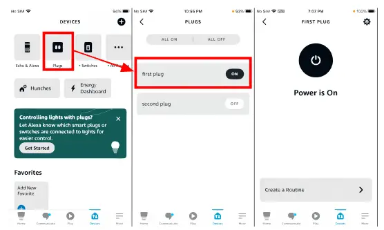 ExIoTy W US002 Bluetooth Mesh Smart Plug - app