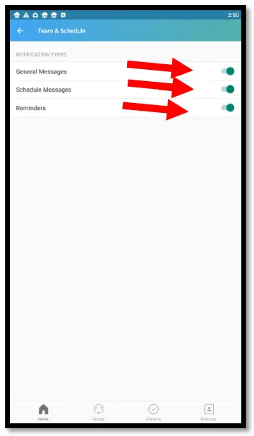 Adjust Notifications