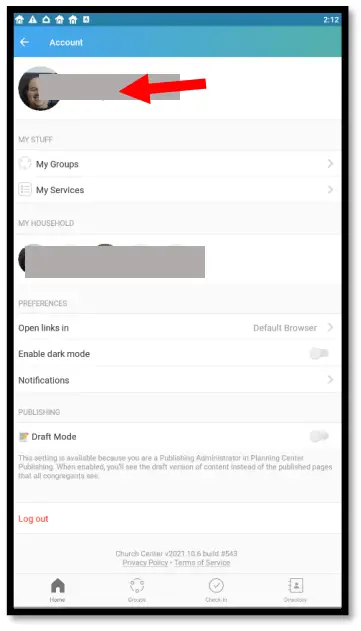 Update your contact information
