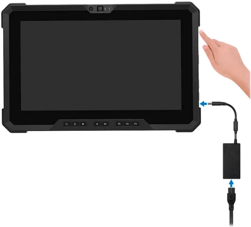 DELL Latitude 7220 Rugged Extreme Tablet - battery power