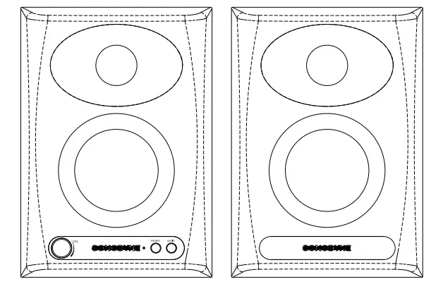 SONODYNE PM 4040 Near Field Monitors Speaker -