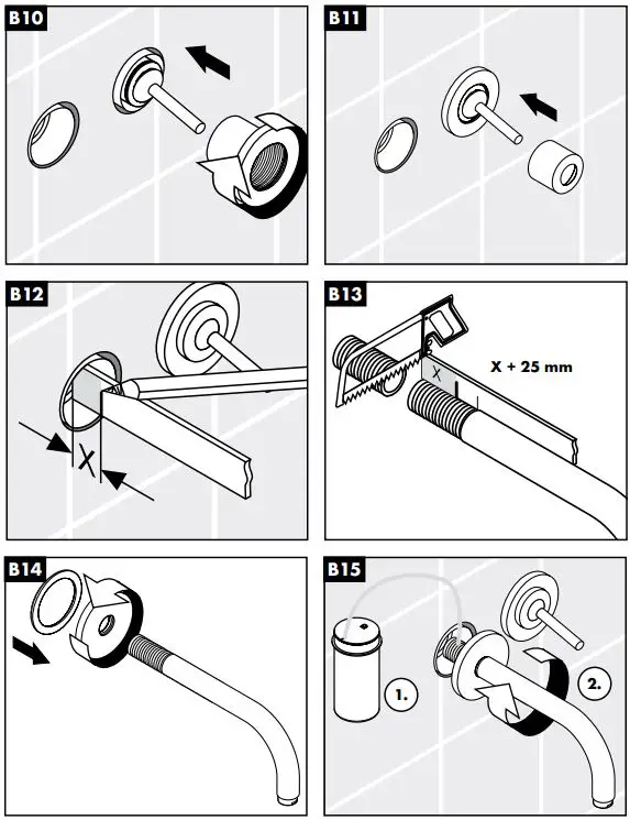 hansgrohe AXOR 38113000, 38116000 UNO2 Faucet Instruction Manual - How to use