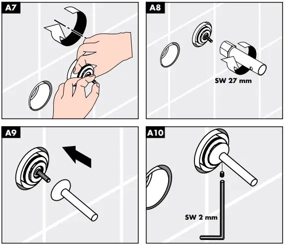 hansgrohe AXOR 38113000, 38116000 UNO2 Faucet Instruction Manual - How to use