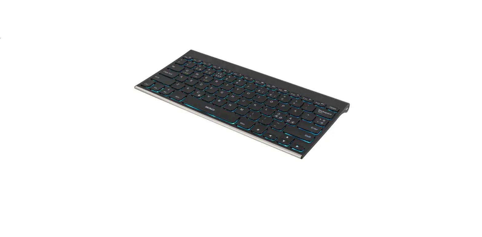 Deltaco Tb-630 Multi Color Backlit Bluetooth Keyboard User Manual