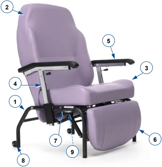 VERMEIREN Languedoc XXL Geriatric Wheelchairs - Features 1