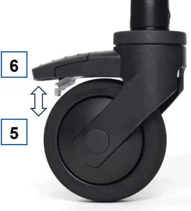 VERMEIREN Languedoc XXL - Running wheels