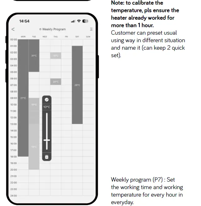 Heallux EHC11B-10RFW 1000W Palma Ceramic Panel Heater with Heating Film 25