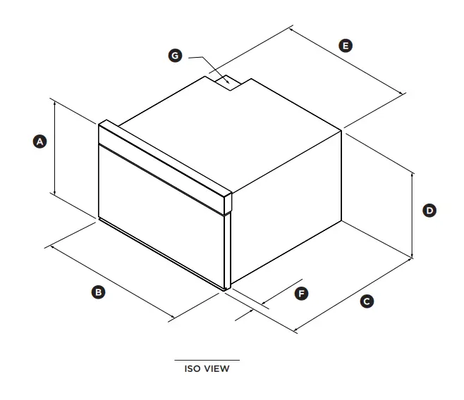 FISHER PAYKEL OMD24SDB1 Drawer Microwave - fig1