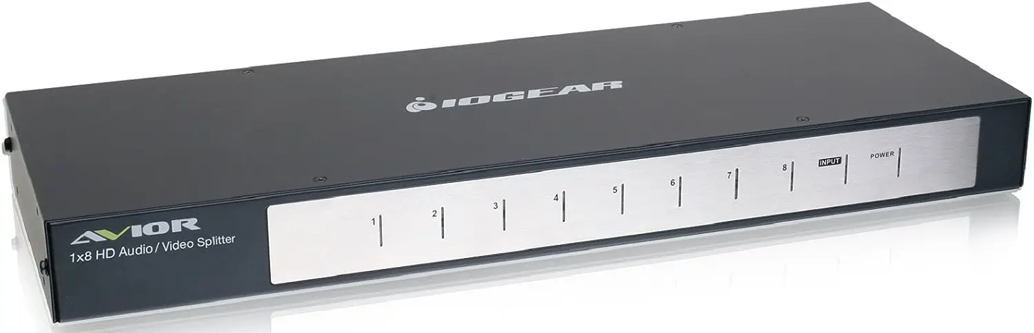 IOGEAR GHSP8118 8-Port HD Audio & Video Splitter-product