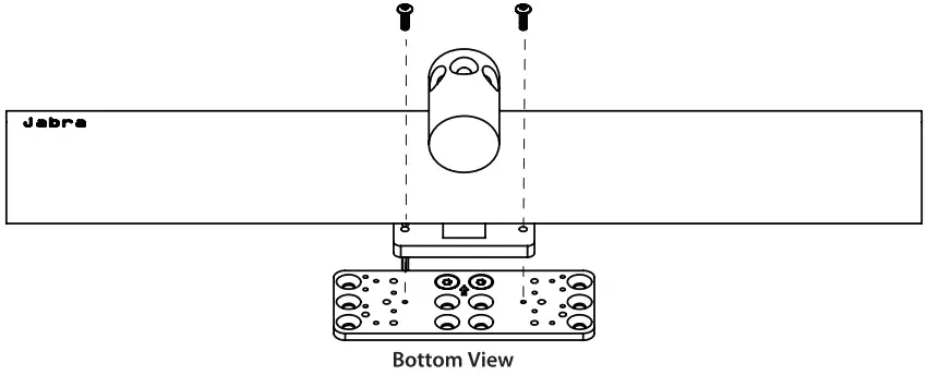 B-TECH BT7871 Adapter Plate - Bottom View