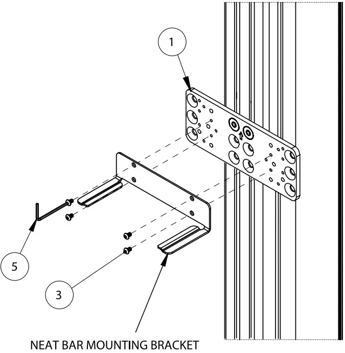 B-TECH BT7871 Adapter Plate - mounting bracket